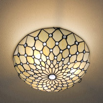 Flush tiffany deals style ceiling lights